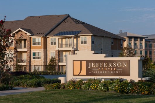 Jefferson Center entrance and sign