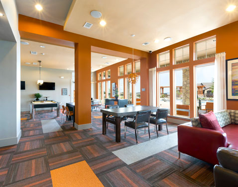 Madrone lobby and community area